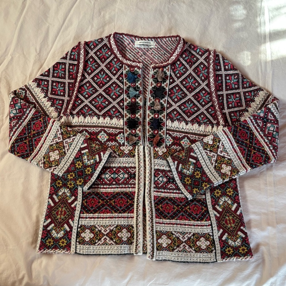 ALDOMARTINS (Anthropologie) Inverness Cardigan Sweater XL